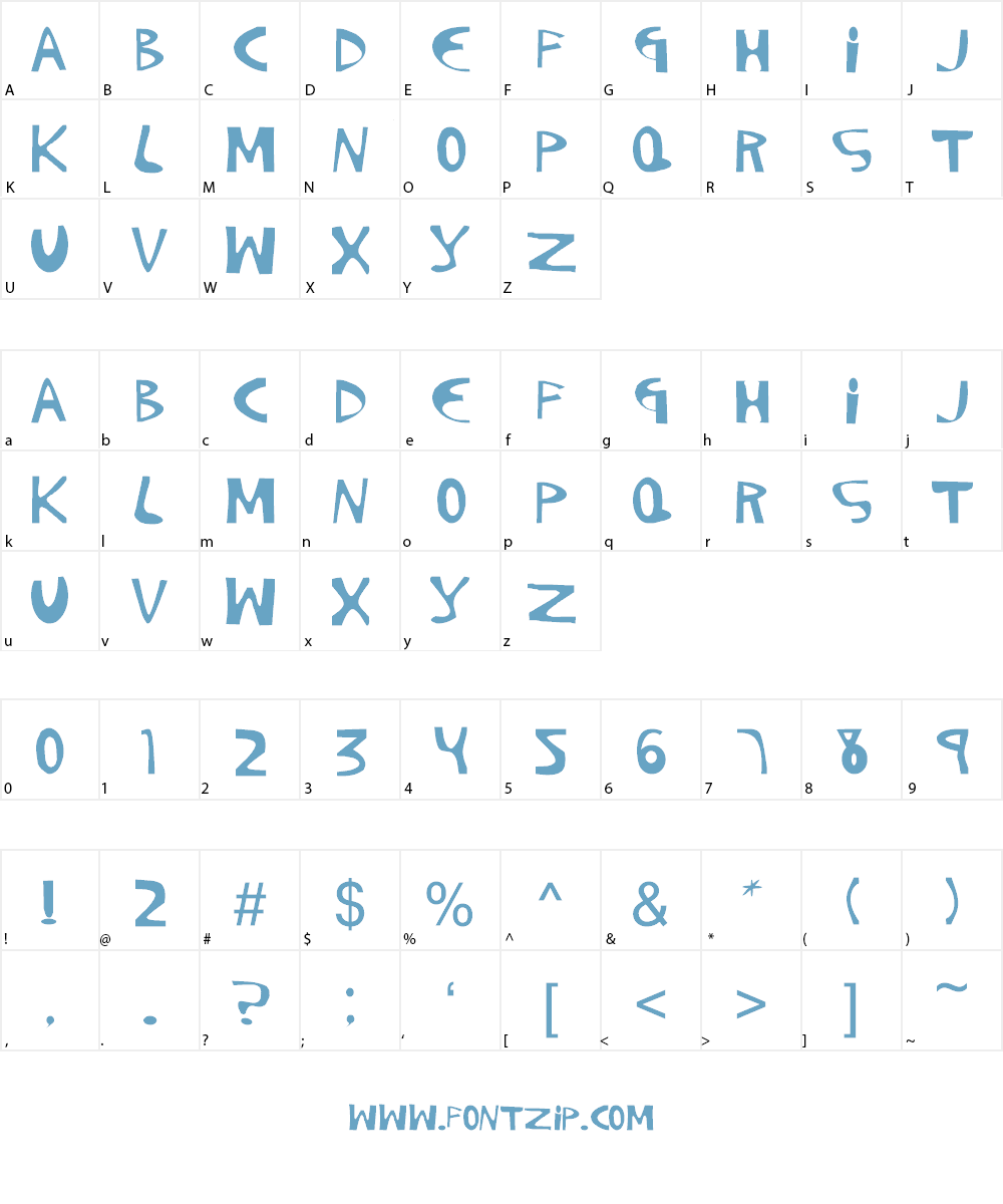 Pigment 08 Font Character